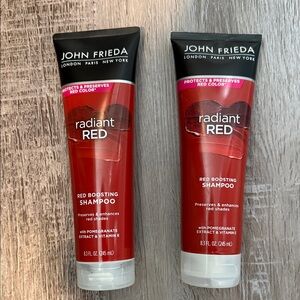 John Frieda Radiant Red red boosting shampoo redheads auburn